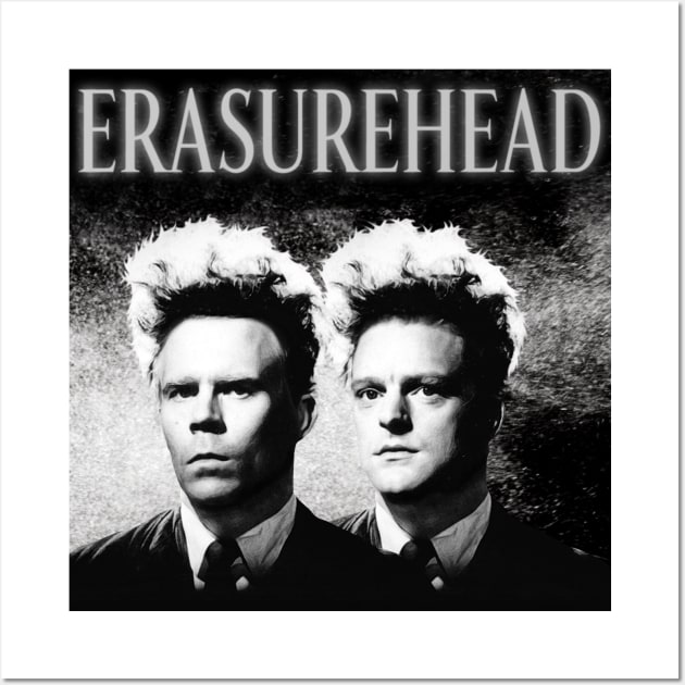 Erasurehead ))(( Erasure Eraserhead Mash-Up Wall Art by darklordpug